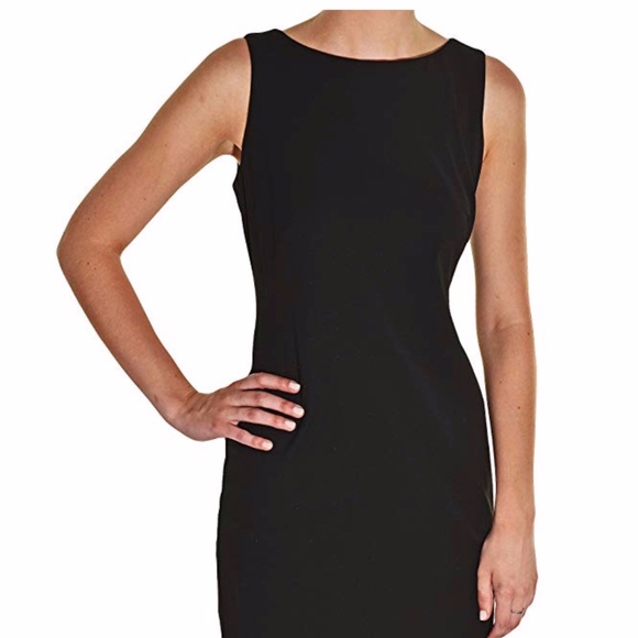 NWT London Times Little Black Sheath Dress Size 8 New - Picture 7 of 7